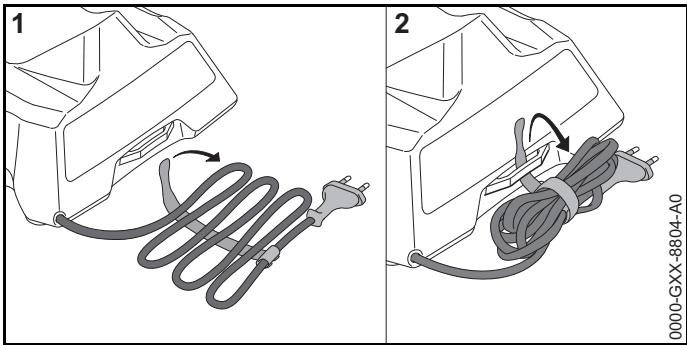 STIHL HSA26 - Rangement du chargeur - 1