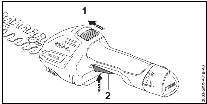 STIHL HSA26 - Switching On - 1
