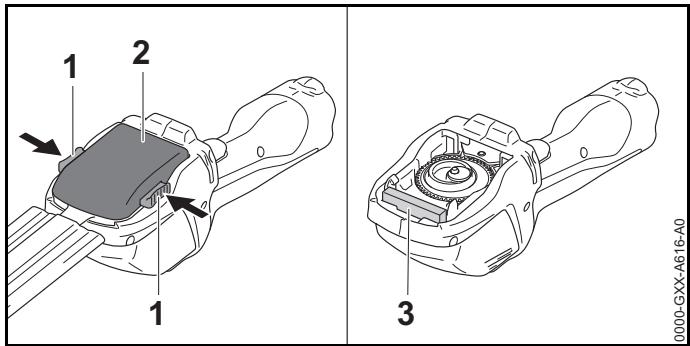 STIHL HSA26 - Démontage de la lame sculpte-haies ou de la lame coupe-herbe - 1