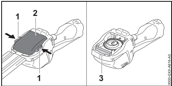 STIHL HSA26 - Removing the Shrub Shear Blade or Grass Shear Blade - 1