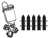 WAGNER W690 EXTRA KIT FLEXIO - Instelling van de gewenste spuitstraalvorm (Gravity spuitopzet) - 1