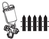 WAGNER W690 EXTRA KIT FLEXIO - Réglage de la forme de jet désiré (Façade amovible Gravity) (Fig. 12) - 1