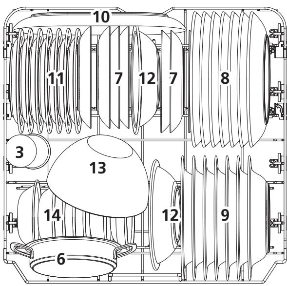 BRANDT BKDD435J2 - Panier du bas : - 1