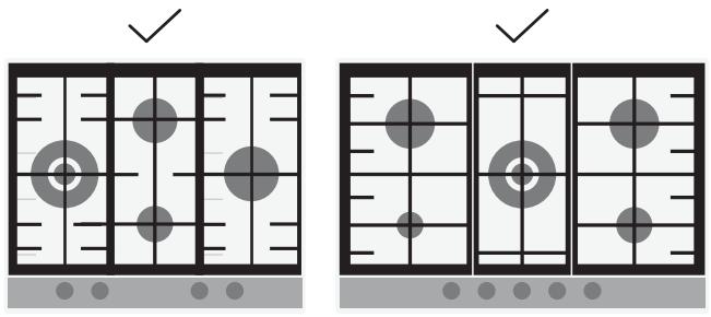 ROSIERES RHG6D5WC5X - USE OF HOB - USER INSTRUCTIONS - 1