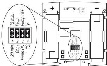 HONEYWELL HOME DT135 - Configuration du thermostat - 1
