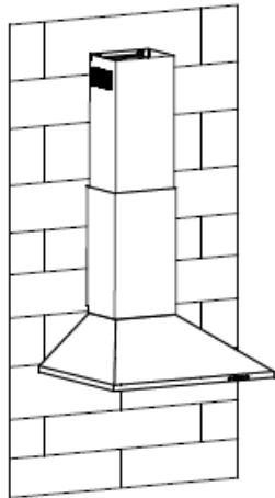 ROSIERES RDG9DCK3B - INSTALLATION (AIR DEFLECTOR FOR PYRAMID & SLANT MODELS): - 4