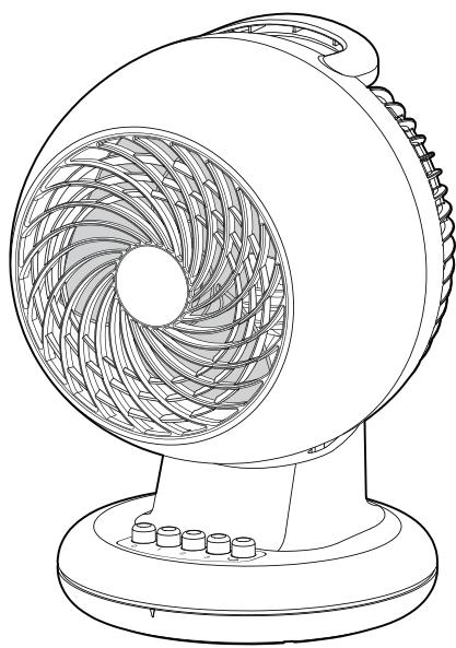 WOOZOO PCF-M15 - Ventilateur de circulation d'air - 1