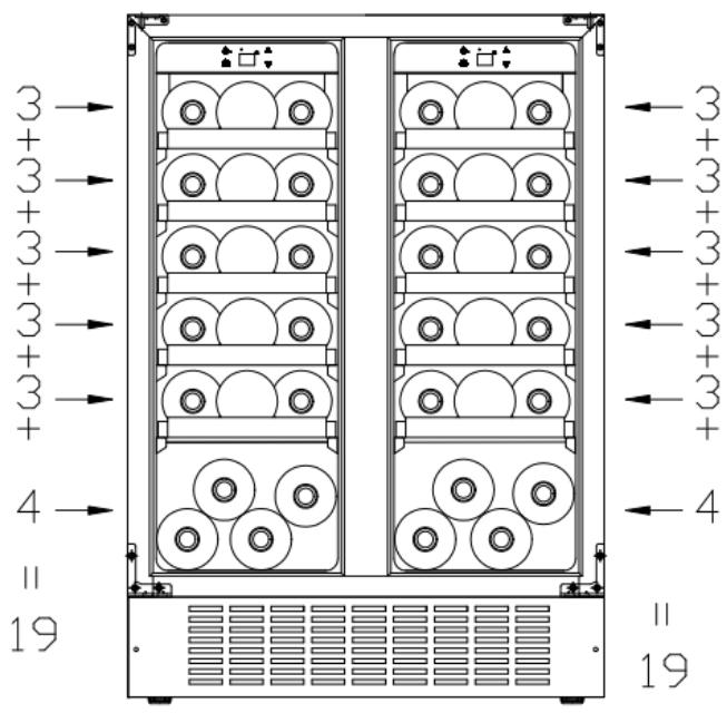 ROSIERES RWCB60D/N - > NOTE: - 2