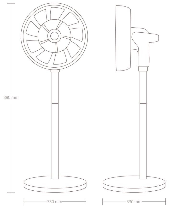 DUUX WHISPER FLEX DXCF12 - Spécifications techniques - 1