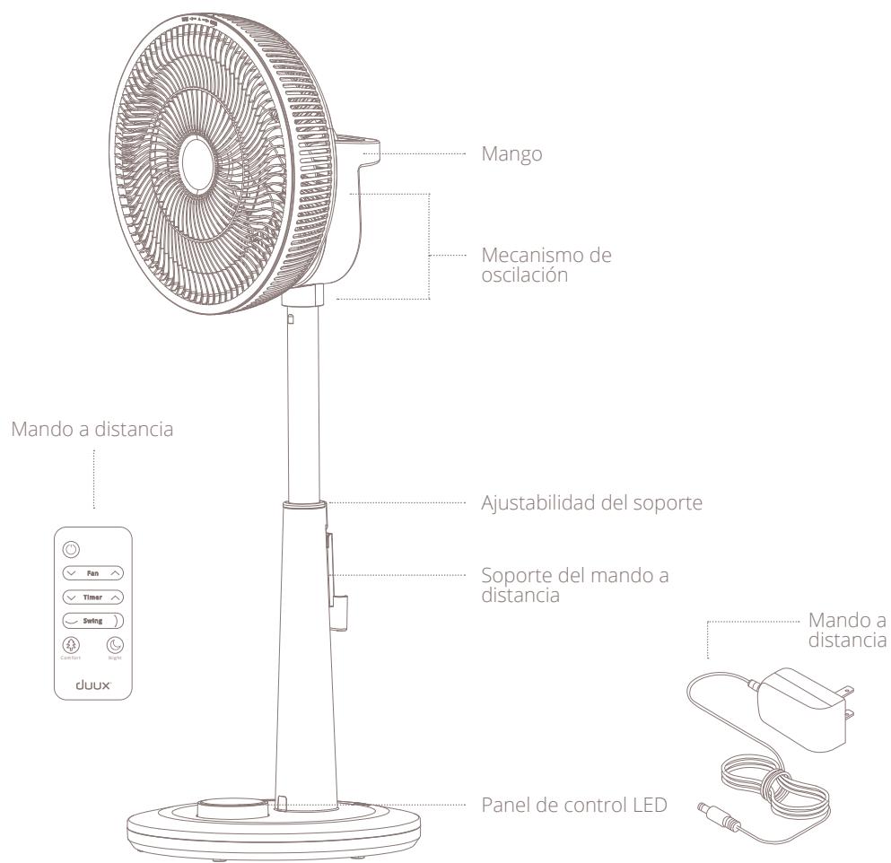 DUUX WHISPER DXCF03 - Vista general del producto - 1