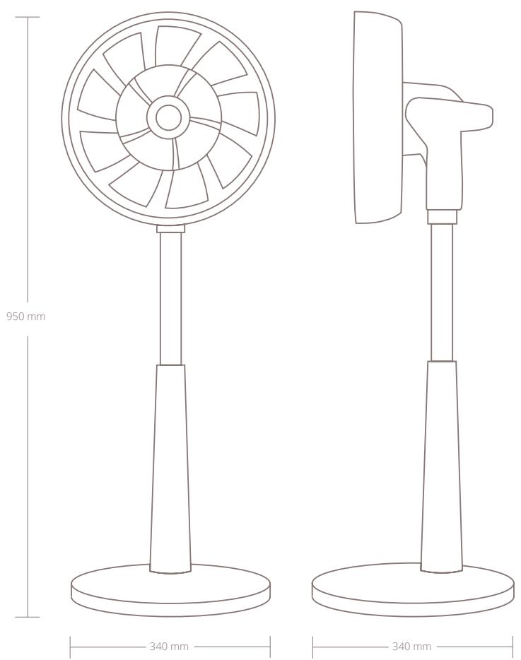 DUUX WHISPER DXCF03 - Spécifications techniques - 1