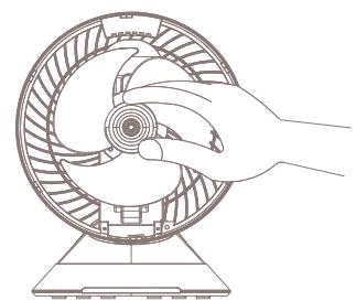 DUUX GLOBE DXCF08 - Reinigung der Ventilatorflügel - 3