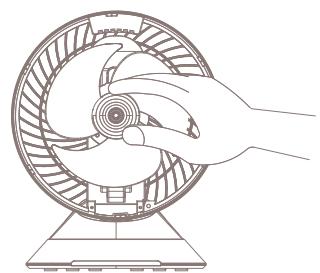 DUUX GLOBE DXCF08 - Limpieza de las aspas del ventilador - 3