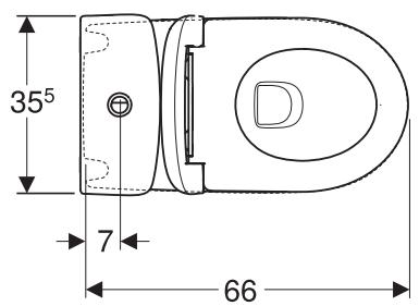 GEBERIT SYMBIOSE RIMFREE - Schémas techniques - 3
