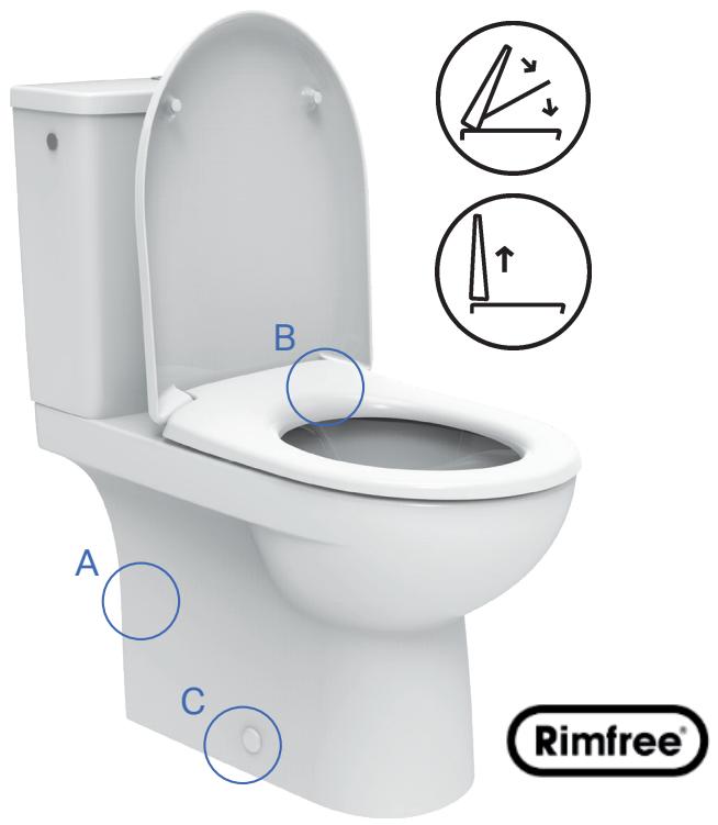 GEBERIT SYMBIOSE RIMFREE - Schémas techniques - 4