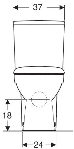 GEBERIT SYMBIOSE RIMFREE - Schémas techniques - 1