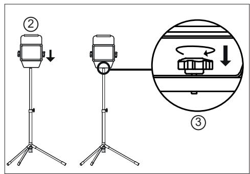 ARLUX 30 W - Trépied télescopique | TRIPOD - 7