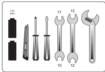 ASTRELL TERMINAL DE RECEPTION - B - Éléments et outils nécessaires : - 1