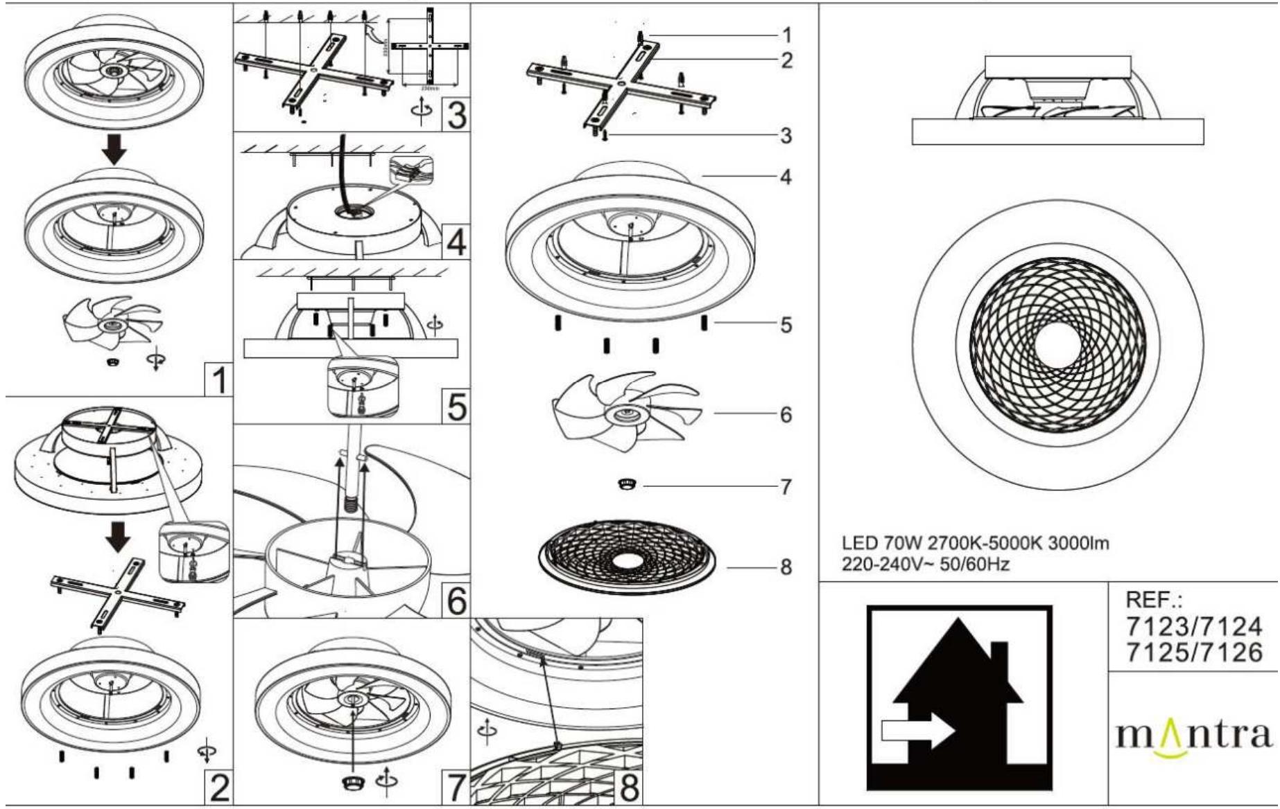 MANTRA D65 - Assembly Instructions / Instrucciones De Montaje - 1