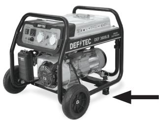 DEFITEC DEF3600LB, DEF3800LB, DEF4200ELB, DEF6500ELB - MONTAGE DES 2 SUPPORTS - 1