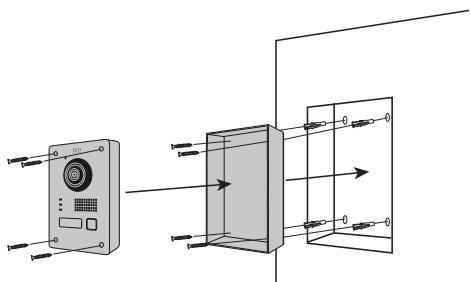 DIO DiOVDP-IP01 - Flush mounting - 1