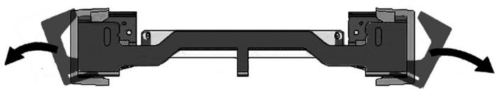 SAUTER HEKLA - RETIRER LES SUPPORTS MURAUX MODELEVERTICAL - 2