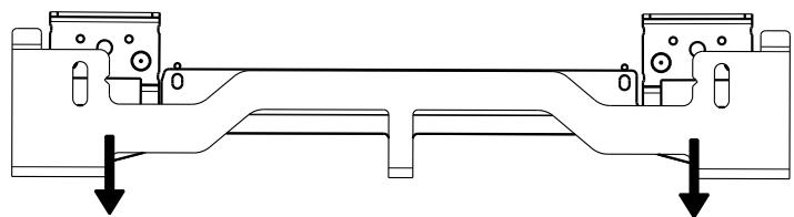 SAUTER HEKLA - RETIRER LES SUPPORTS MURAUX MODELEVERTICAL - 3