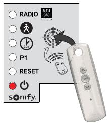SOMFY SLIDYMOOVE 600 XXL - Telecommande 3 touches - 4