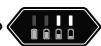 GLORIA FINECUT - Statusvisning batteri - 2
