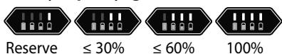 GLORIA FINECUT - Battery status indicator - 1
