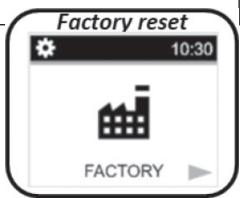 DELTACALOR TELICA WIFI PLUS - Remise à zéro des paramètres d'usine - 1