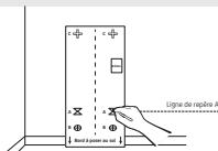 SAUTER ASAMA CONNECTE - Pour une installation simplifiée, utilisez le gabarit de pose fourni dans l'emballage et suivez les instructions. - 11