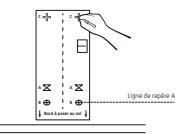 SAUTER ASAMA CONNECTE - Pour une installation simplifiée, utilisez le gabarit de pose fourni dans l'emballage et suivez les instructions. - 3