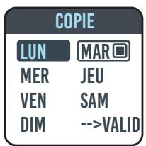 EQUATION LUZ H - MODIFIER L'HORAIRE CONFIGURÉ POUR LES TRANCHES DE CONFORT - 7