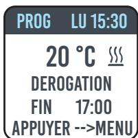 EQUATION LUZ B - Régulation de la temperature en mode program - 7