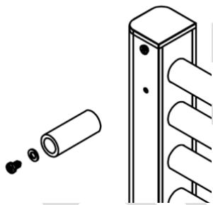 HJM NOOR500 TURBO / NOOR750 TURBO - FIXATION AU MUR - 3