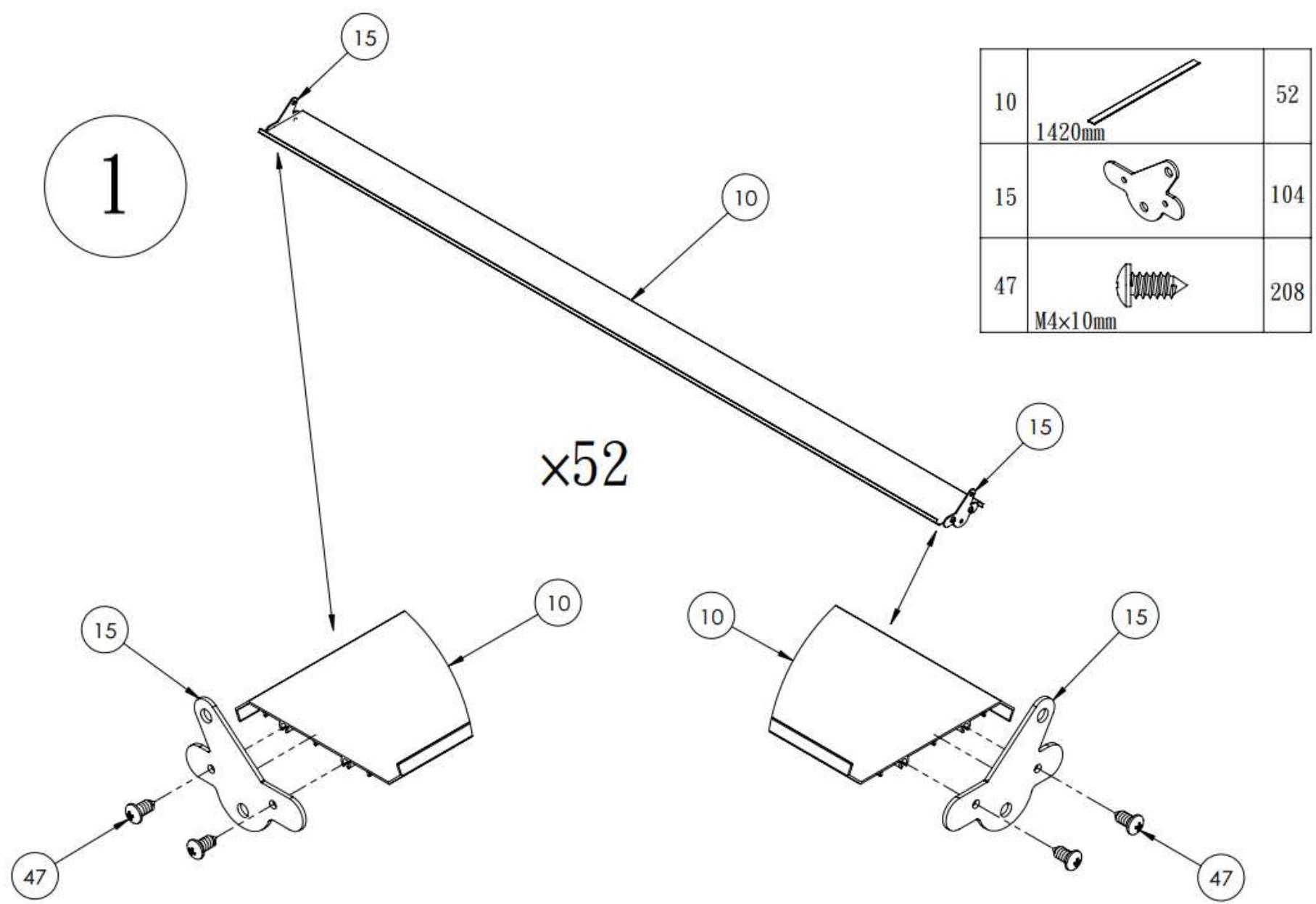 HABRITA PER 2430 BI - Listedespièces - 1
