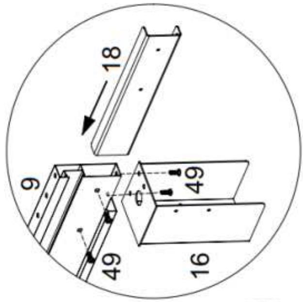 HABRITA PER 3660 BI - Emplacement des pieces dans les cartons - 9