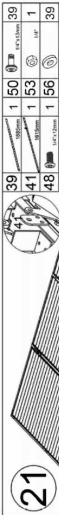 HABRITA PER 3660 BI - Emplacement des pieces dans les cartons - 44