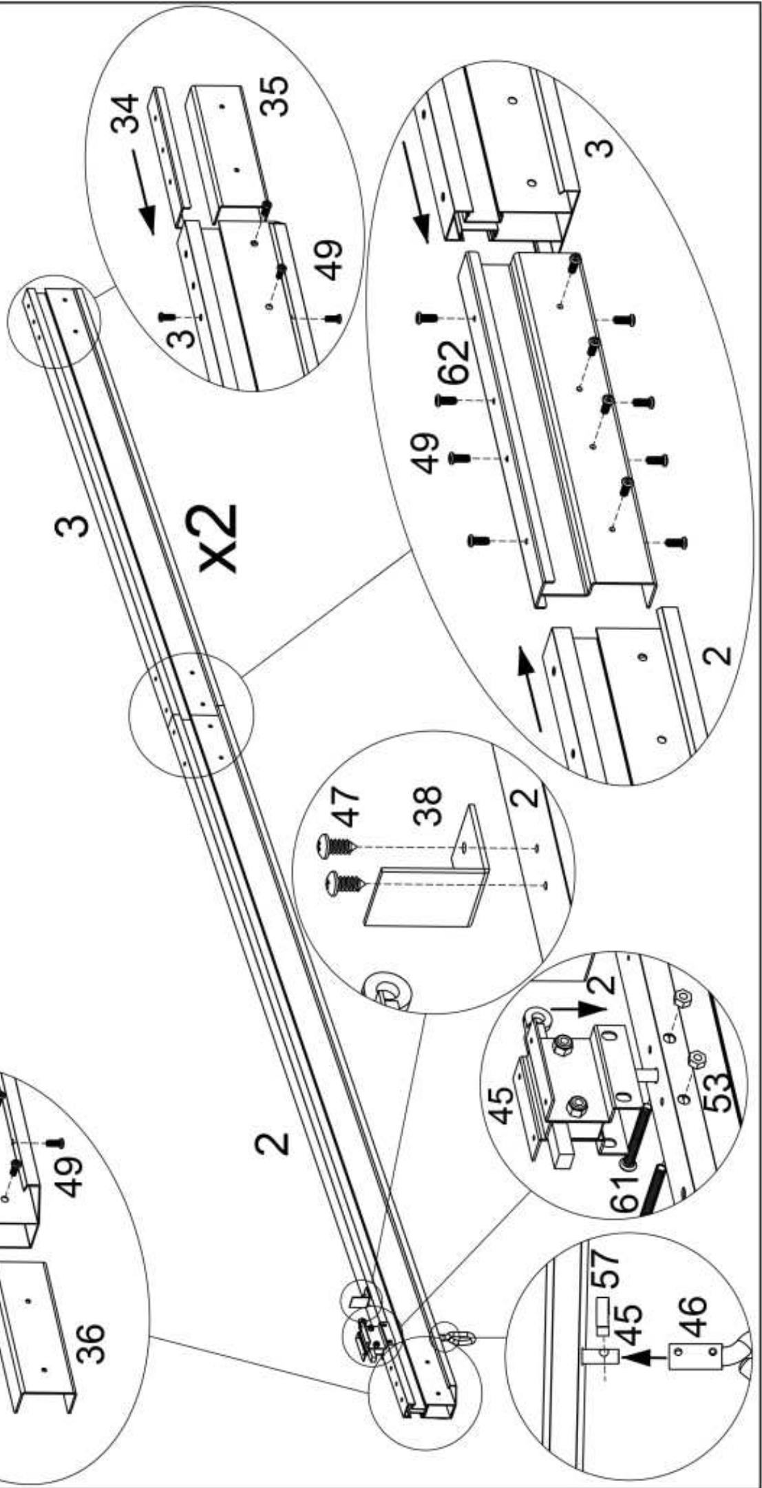 HABRITA PER 3660 BI - Emplacement des pieces dans les cartons - 16