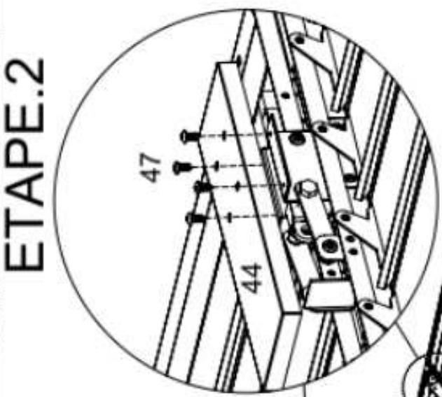 HABRITA PER 3660 BI - Emplacement des pieces dans les cartons - 48