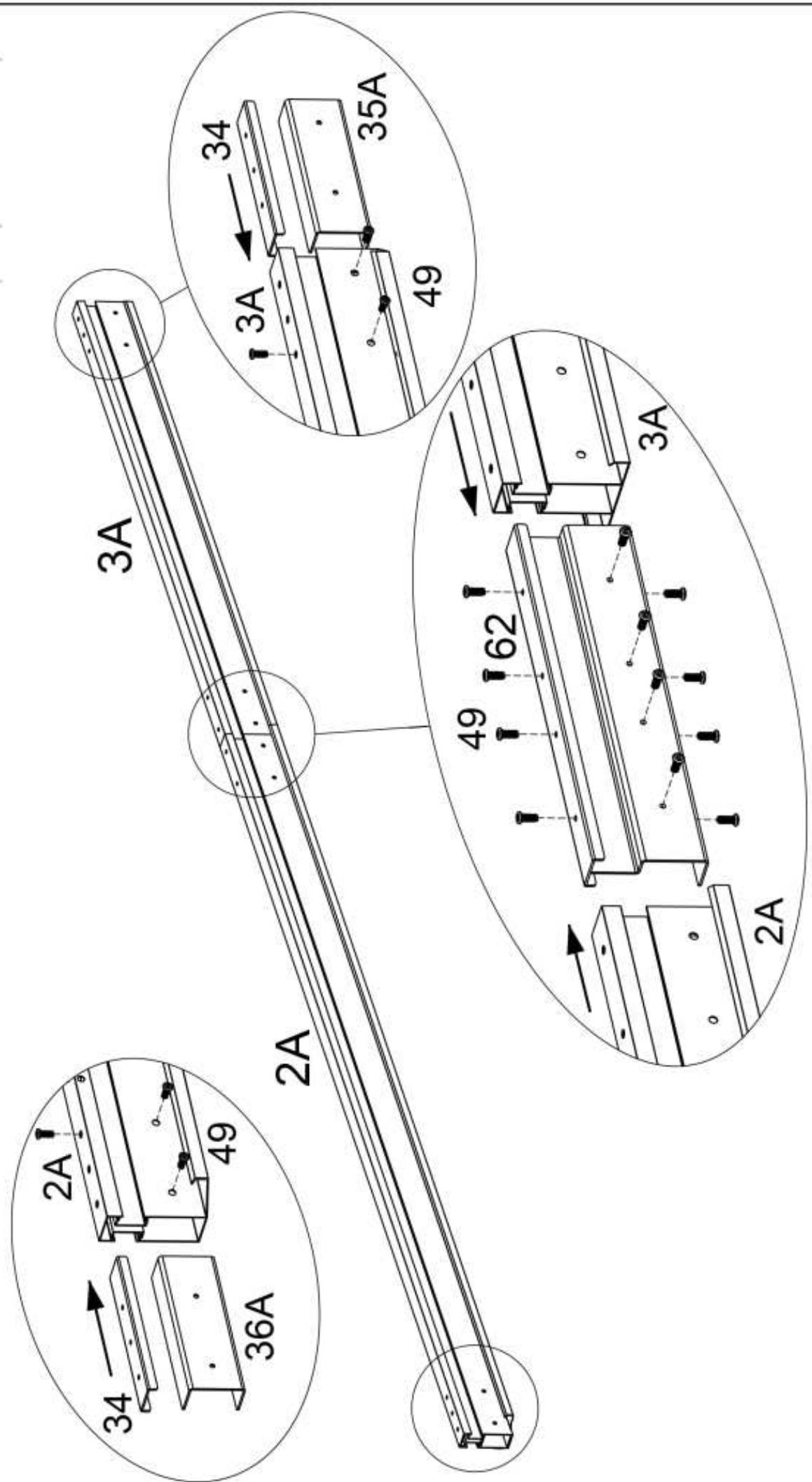 HABRITA PER 3660 BI - Emplacement des pieces dans les cartons - 17