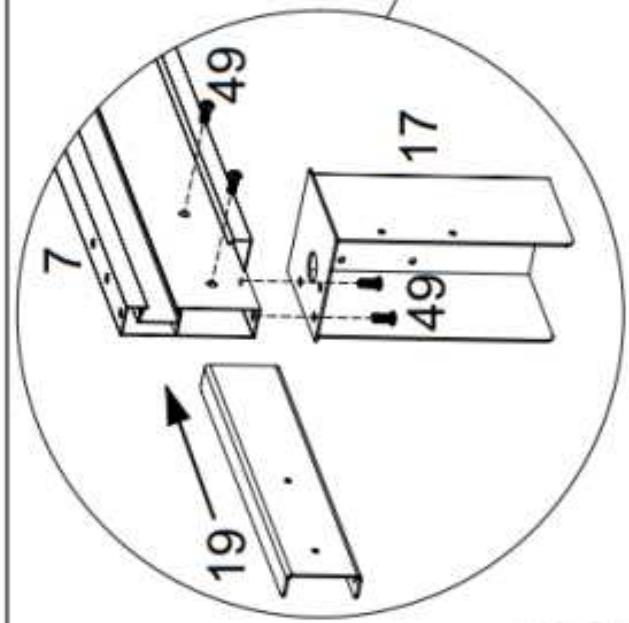 HABRITA PER 3660 BI - Emplacement des pieces dans les cartons - 5
