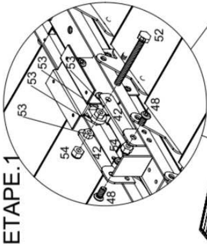 HABRITA PER 3660 BI - Emplacement des pieces dans les cartons - 49