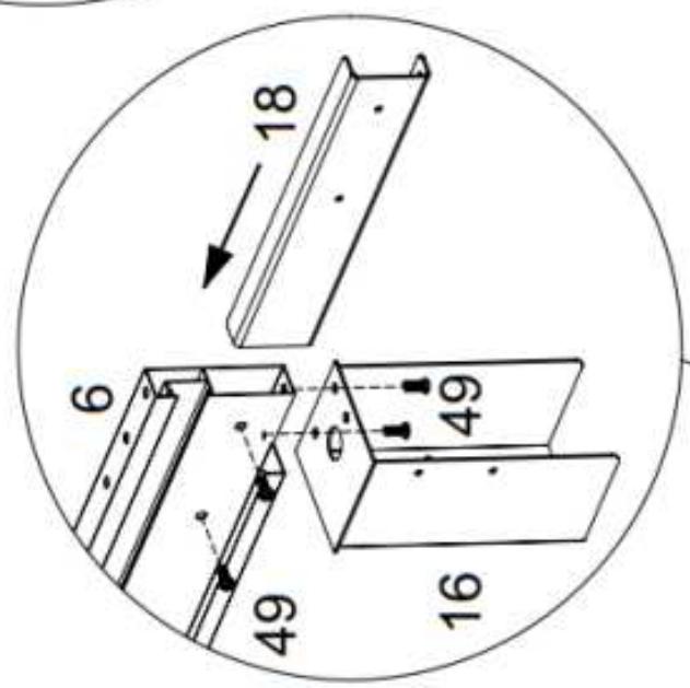 HABRITA PER 3660 BI - Emplacement des pieces dans les cartons - 6