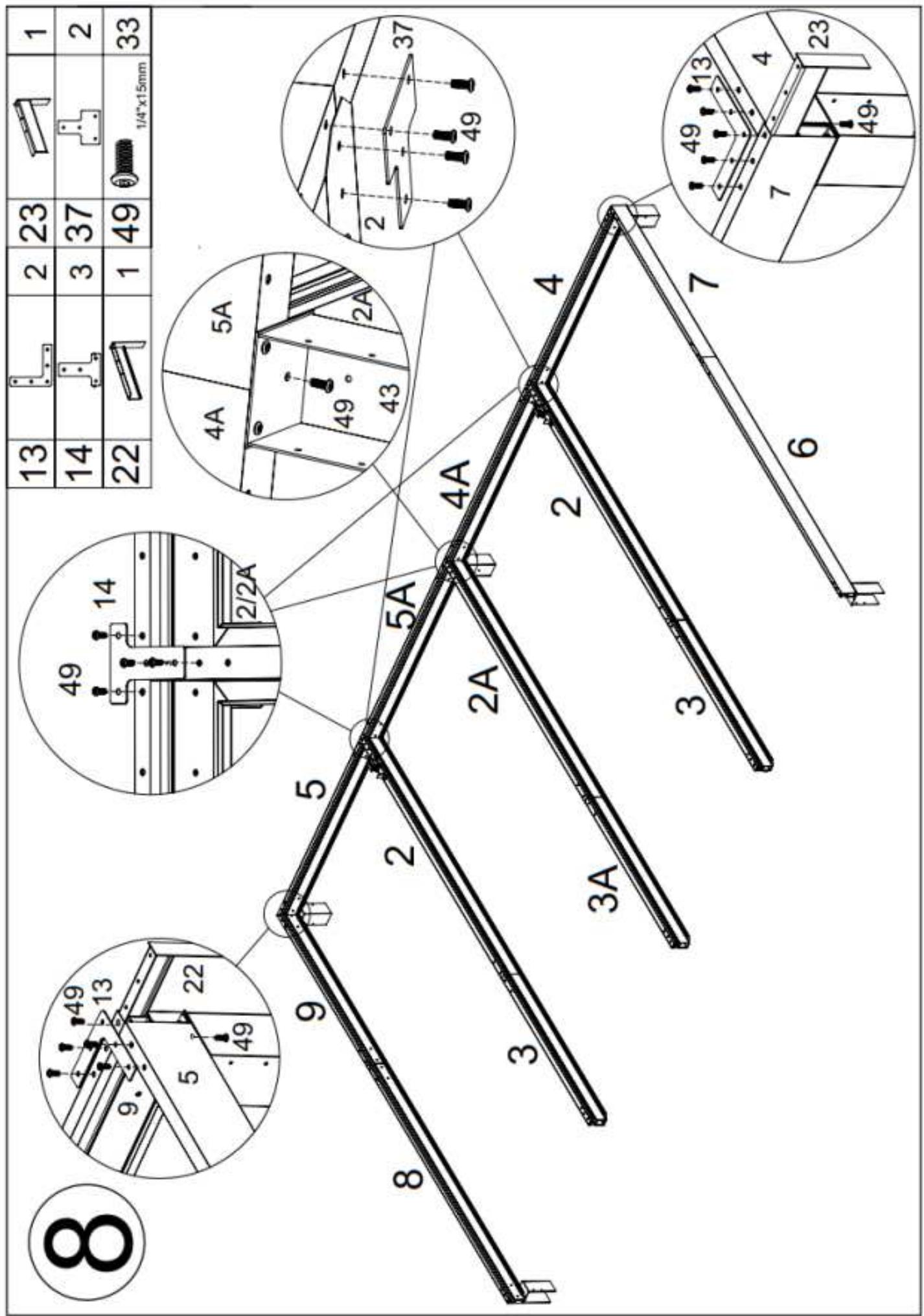 HABRITA PER 3660 BI - Emplacement des pieces dans les cartons - 20