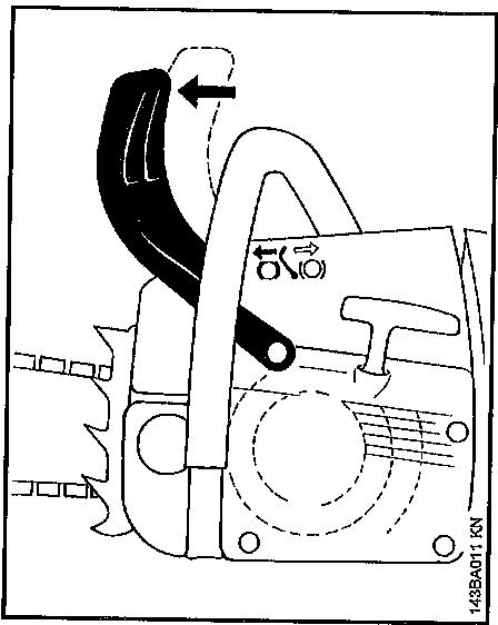 STIHL MS 241 C-M - Frein de chaîne - 2