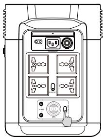 ECOFLOW DELTA 2 - Porta di uscita CC 12 V - 1