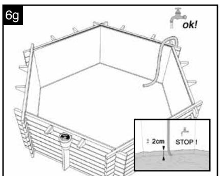 UBBINK HAWAï FAMILY - Le scalette devono essere utilizzate esclusivamente per accedere alla piscina Il peso massimo consentito corrisponde a 150 kg. Quando non sono utilizzato, le scalette devono essere messe in posizione di sicurezza - 65