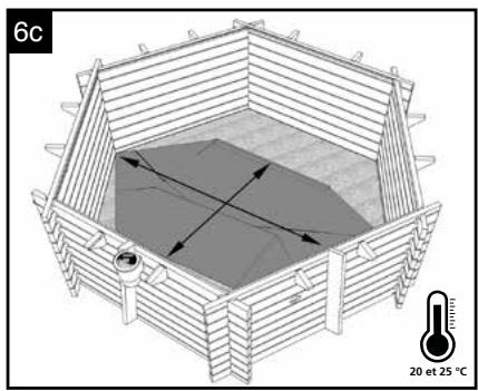 UBBINK HAWAï FAMILY - Le scalette devono essere utilizzate esclusivamente per accedere alla piscina Il peso massimo consentito corrisponde a 150 kg. Quando non sono utilizzato, le scalette devono essere messe in posizione di sicurezza - 60